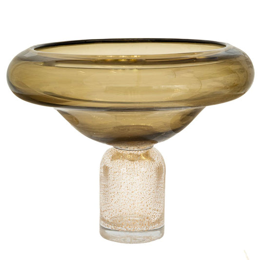  ΧΑΚΙ ΓΥΑΛΙΝΟ ΒΑΖΟ ΜΕ ΜΕΛΙ ΒΑΣΗ Φ37Χ28ΕΚ