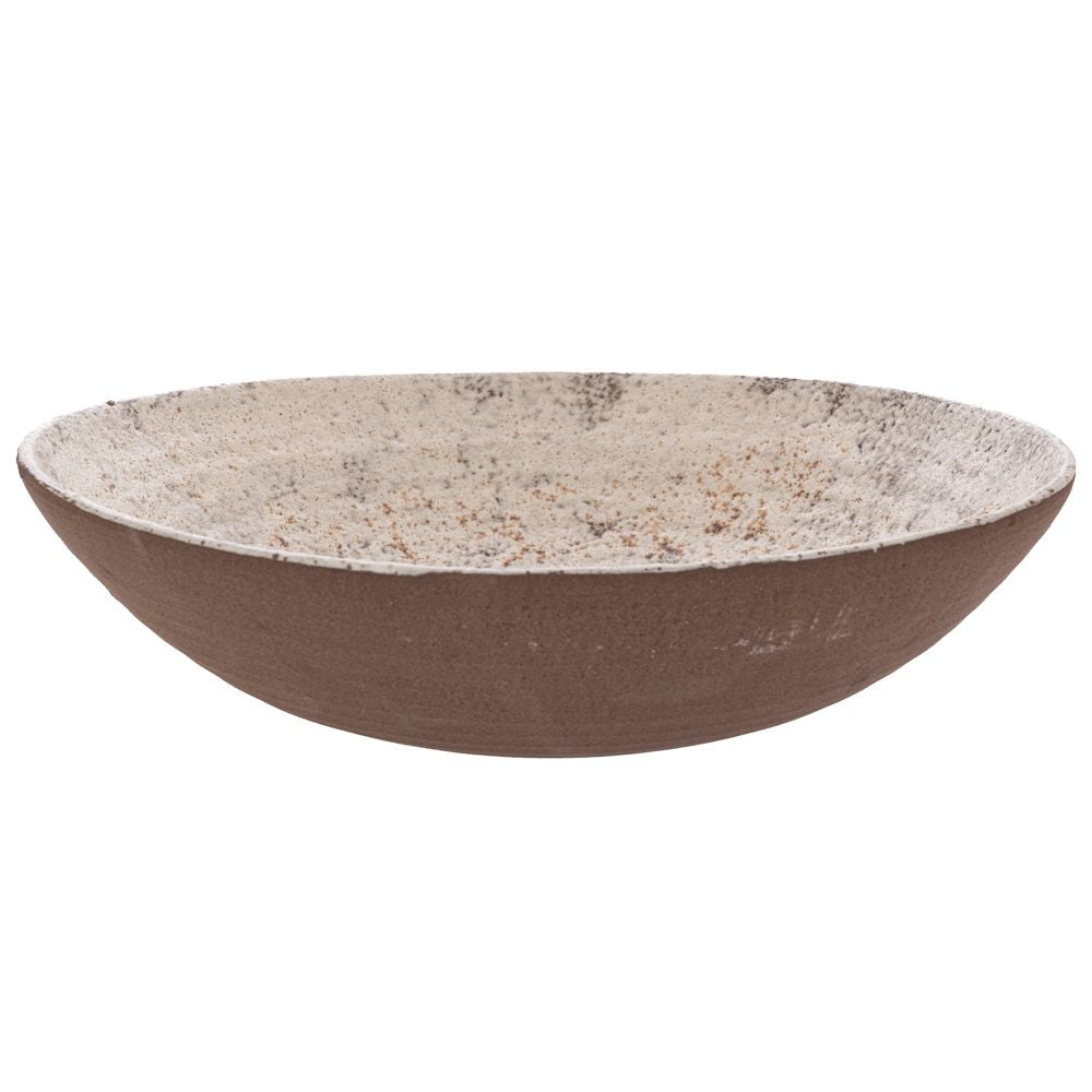 ΛΕΥΚΗ ΠΑΛΑΙΩΜΕΝΗ ΚΕΡΑΜΙΚΗ ΠΙΑΤΕΛΑ ΜΕ ΜΑΥΡΗ ΒΑΣΗ 39Χ39Χ10ΕΚ