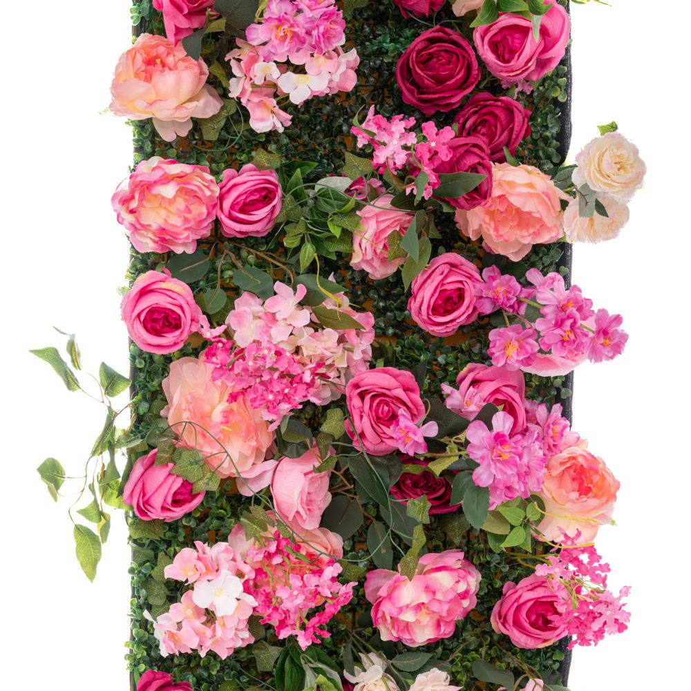 ΡΟΛΟ ΠΑΝΕΛ ΤΟΙΧΟΥ ΜΕ ΦΟΥΞΙΑ, ΡΟΖ, ΛΕΥΚΑ ΛΟΥΛΟΥΔΙΑ AND ΥΦΑΣΜΑΤΙΝΗ ΠΛΑΤΗ 50Χ250ΕΚ