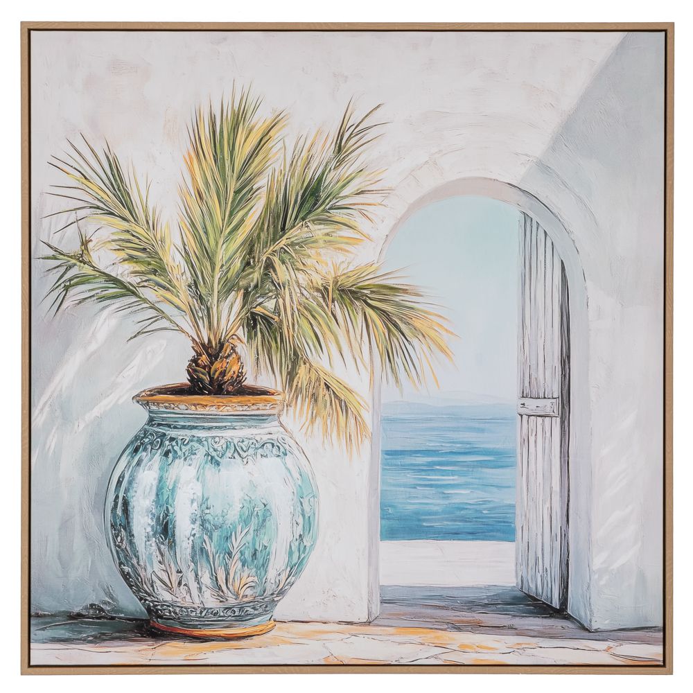 PLANT ΠΙΝΑΚΑΣ ΣΕ ΤΥΠΩΜΕΝΟ ΚΑΜΒΑ ΜΕ ΚΟΡΝΙΖΑ 80Χ80ΕΚ