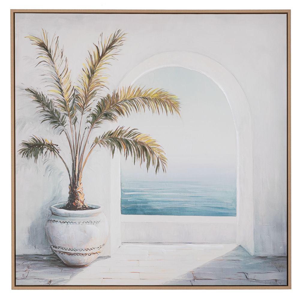 PLANT ΠΙΝΑΚΑΣ ΣΕ ΤΥΠΩΜΕΝΟ ΚΑΜΒΑ ΜΕ ΚΟΡΝΙΖΑ 80Χ80ΕΚ