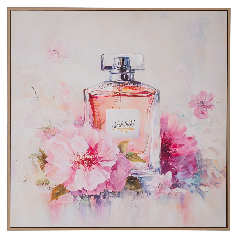 PERFUME ΠΙΝΑΚΑΣ ΤΥΠΩΜΕΝΟΣ ΣΕ ΚΑΜΒΑ ΜΕ ΚΟΡΝΙΖΑ 80Χ80ΕΚ