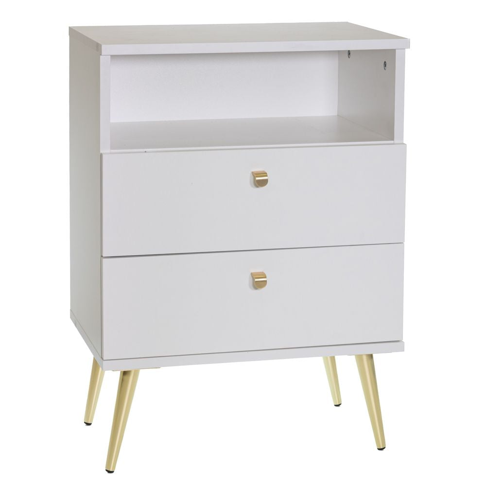 ΚΟΜΟΔΙΝΟ STOLIK ΛΕΥΚΟ 50Χ34Χ69ΕΚ