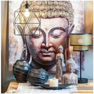 Πίνακας με φιγούρα Buddha 100x3x100cm  108-124-048
