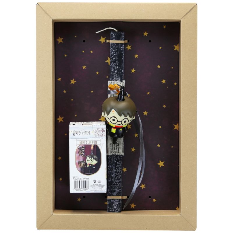 Λαμπάδα (lg) Harry Potter στυλό antistress - Μαύρο  LA23038A
