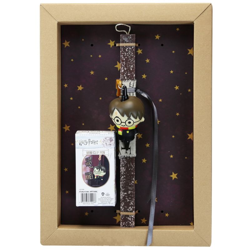 Λαμπάδα (lg) Harry Potter στυλό antistress - Καφέ  LA23038B