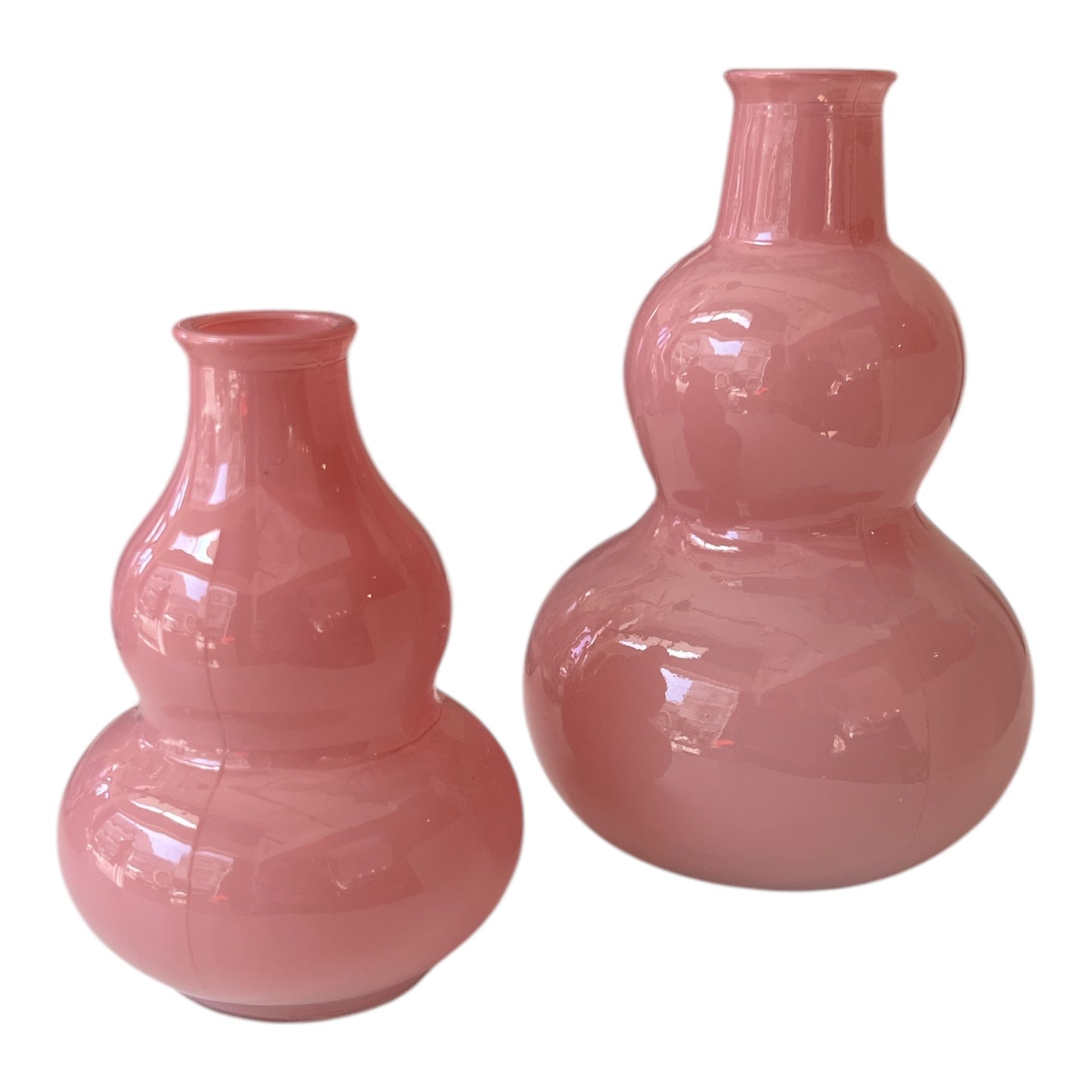 Βαζάκι Ροζ Γυάλινο 9x9x13cm  GE-12502355