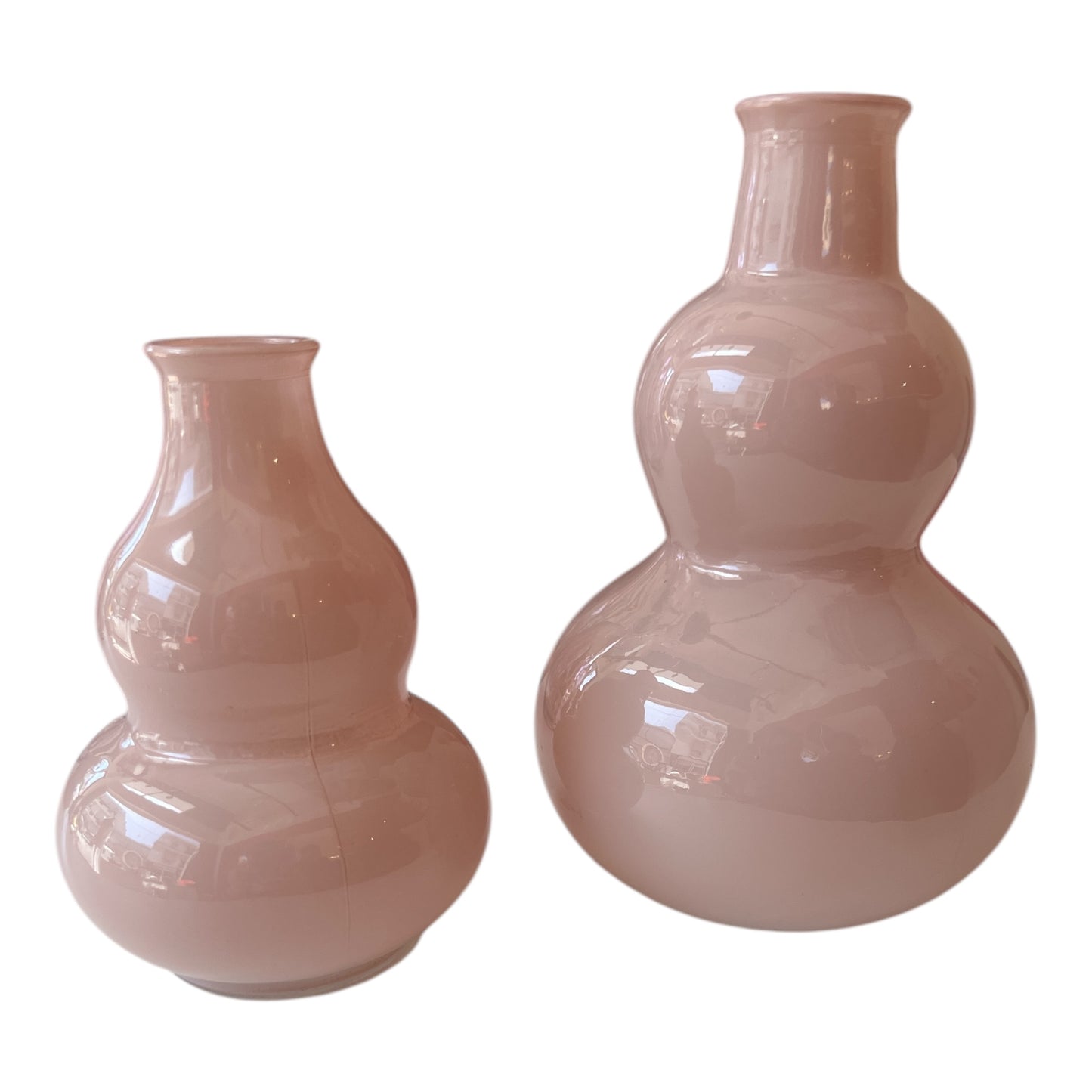 Βαζάκι Ροζ Γυάλινο 11.5x11.5x17cm  GE-12502356B