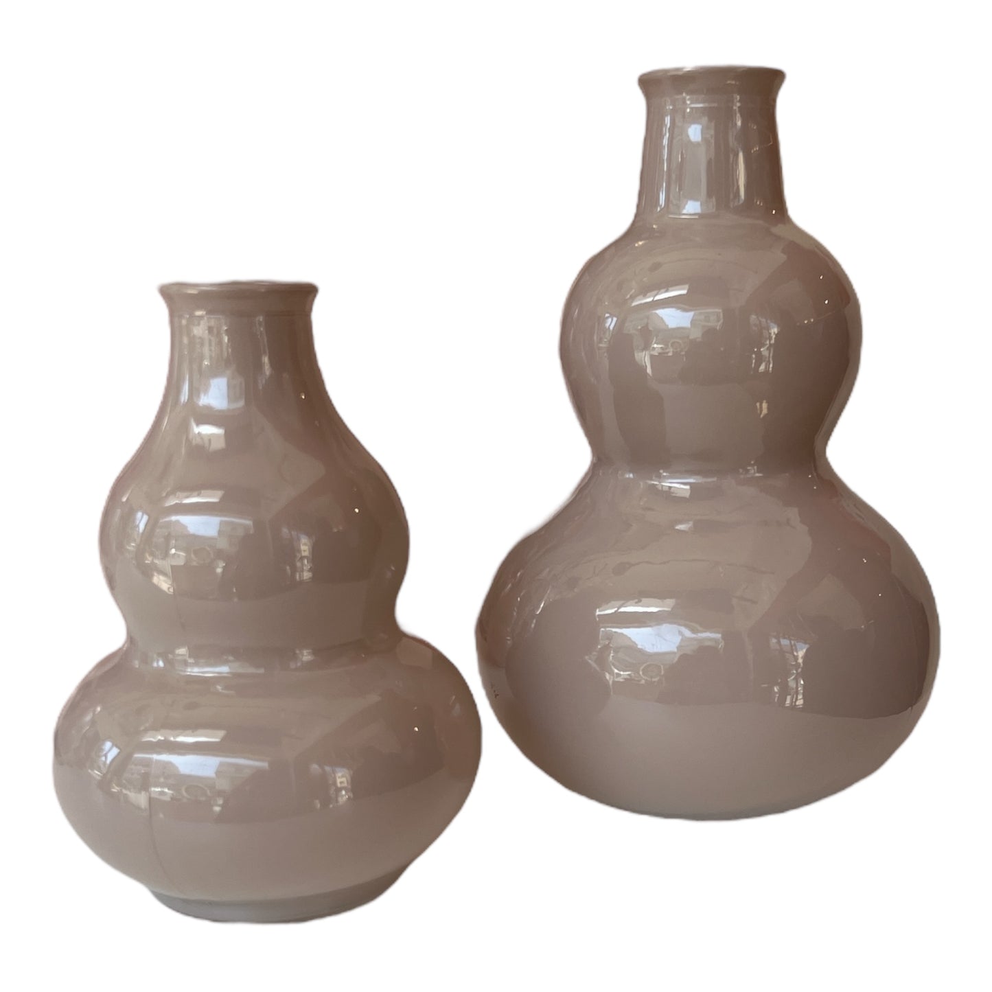 Βαζάκι Μπεζ Γυάλινο 9x9x13cm  GE-12502355C