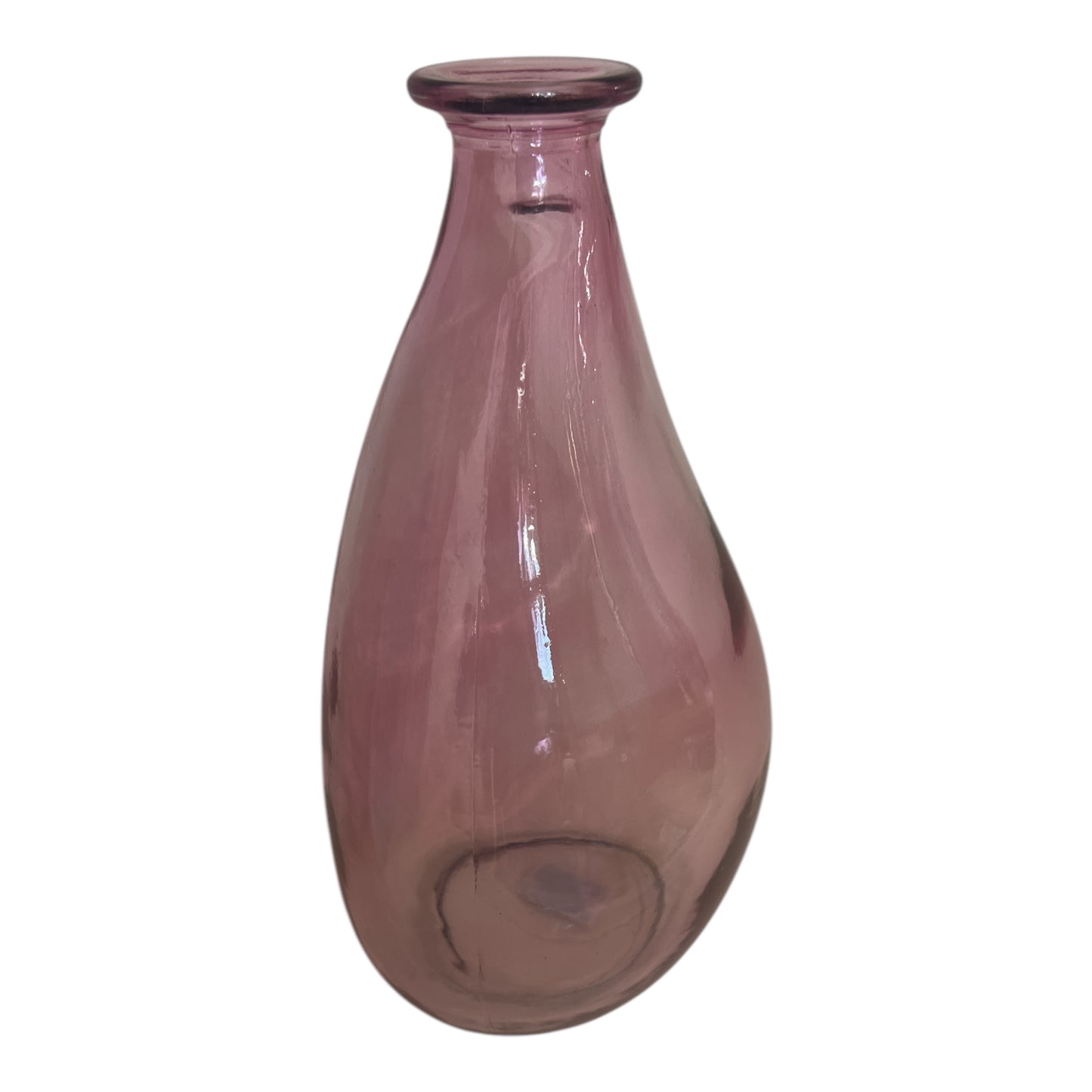Βαζάκι Ροζ Γυάλινο 16x12.5x26cm  GE-12502422