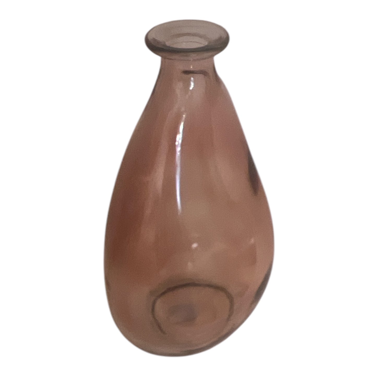 Βαζάκι Ροζ Γυάλινο 16x12.5x26cm  GE-12502422B