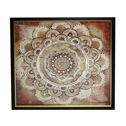 Κάδρο Κόκκινο Μοτίβο 92x92cm  RAM220