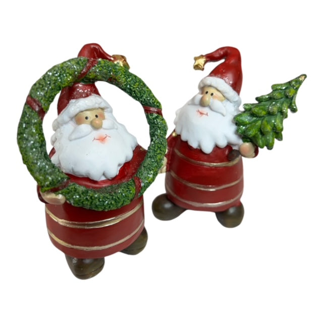 Santa κόκκινος 7x12εκ (2 ΣΧΕΔΙΑ) Polyresin  WB10033574