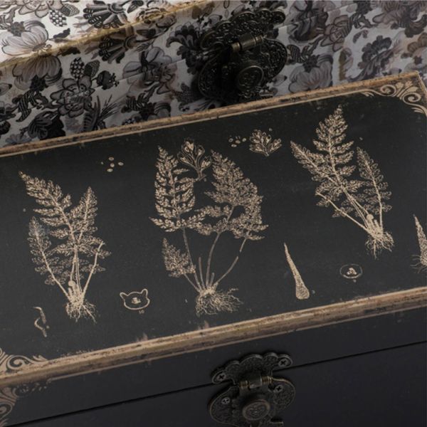 Box Πολύχρωμα MDF Διακοσμητικά Κουτιά Κοσμηματοθήκες (19x31x14)cm 3pcs